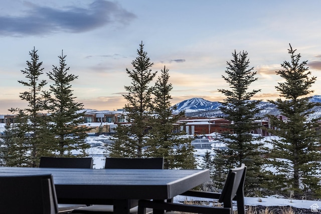 6379 W Golden Bear Loop, Park City, UT 84098 - exterior space with a mountain view