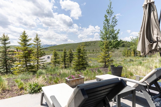 6379 W Golden Bear Loop, Park City, UT 84098 - view of patio featuring a mountain view