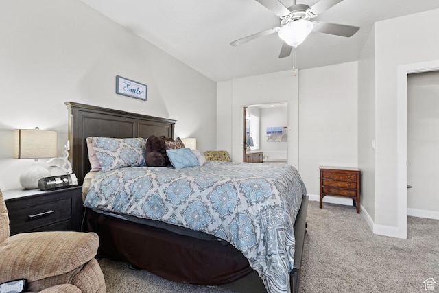529 E Dry Ln, Washington, UT 84780 - carpeted bedroom featuring baseboards and a ceiling fan
