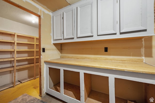 view of storage area