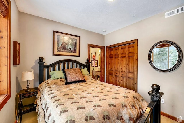 8979 N Timphaven Dr, Sundance, UT 84604 - bedroom featuring a closet, visible vents, and baseboards