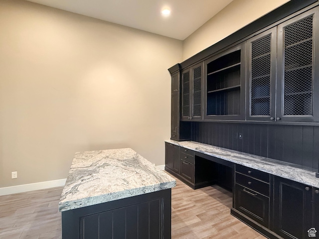 1663 N 3500 W, Plain City, UT 84404 - office space featuring built in desk, light wood-style flooring, and baseboards