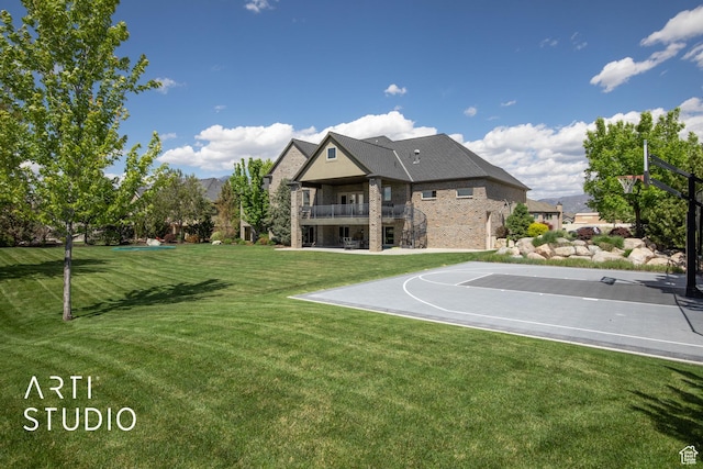 1663 N 3500 W, Plain City, UT 84404 - view of sport court with community basketball court and a lawn