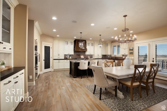 1663 N 3500 W, Plain City, UT 84404 - dining space featuring recessed lighting and light wood-style floors