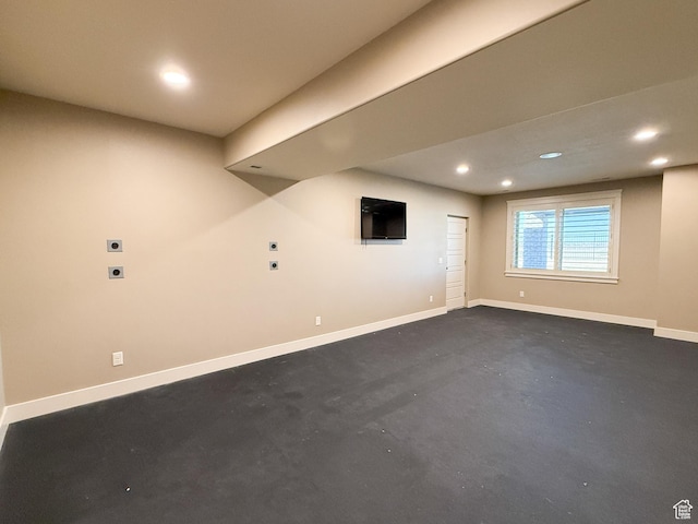 1663 N 3500 W, Plain City, UT 84404 - below grade area featuring recessed lighting and baseboards