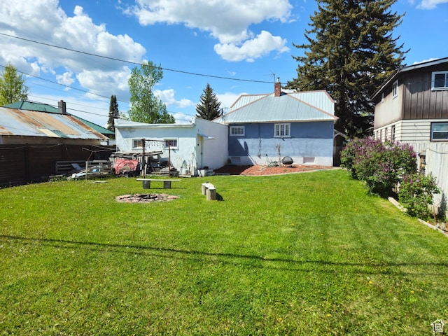 613 Jefferson St, Montpelier, ID 83254 - back of house with a yard