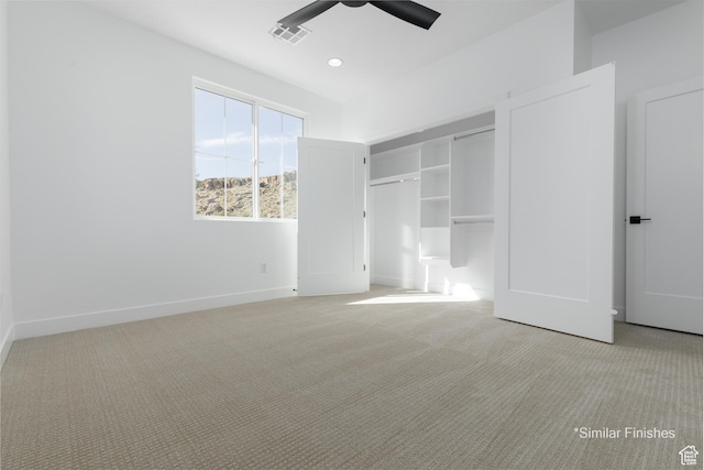 4085 E El Capitan Way, St George, UT 84790 - unfurnished bedroom featuring carpet, visible vents, a closet, and baseboards