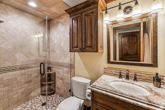 1698 S Amanda Ln E, Saratoga Springs, UT 84045 - bathroom with toilet, a shower stall, and vanity