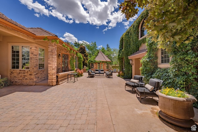 290 E 200 S, Parowan, UT 84761 - view of patio / terrace featuring an outdoor hangout area