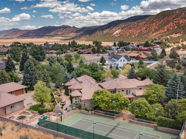 290 E 200 S, Parowan, UT 84761 - birds eye view of property with a mountain view and a residential view