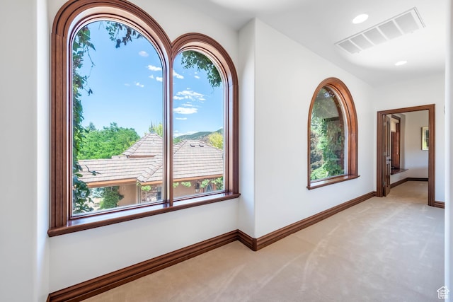 290 E 200 S, Parowan, UT 84761 - hall with recessed lighting, carpet flooring, visible vents, and baseboards