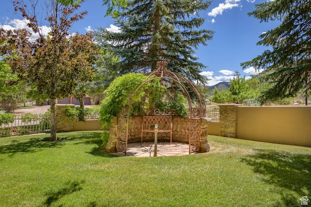 290 E 200 S, Parowan, UT 84761 - view of yard featuring fence and a patio