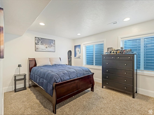 5204 N Eagles View Dr N, Lehi, UT 84043 - carpeted bedroom with baseboards and recessed lighting