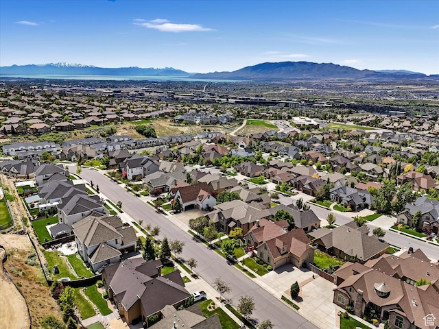 5204 N Eagles View Dr N, Lehi, UT 84043 - aerial perspective of suburban area with mountains