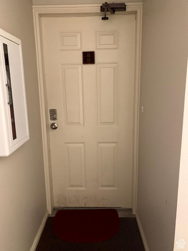 view of entrance to property