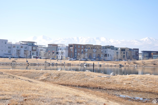 10611 S Oquirrh Lake Rd W, South Jordan, UT 84009 - property view of water with a mountain view