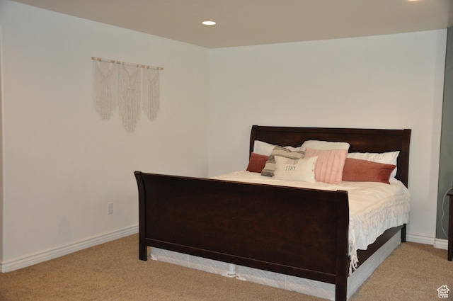 10611 S Oquirrh Lake Rd W, South Jordan, UT 84009 - carpeted bedroom with baseboards and recessed lighting