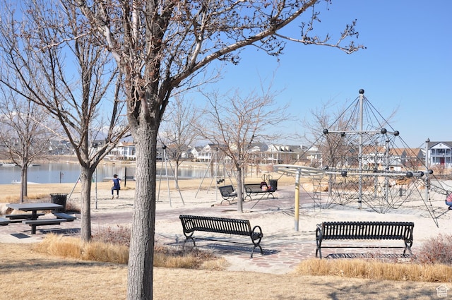 10611 S Oquirrh Lake Rd W, South Jordan, UT 84009 - surrounding community with a residential view and a water view