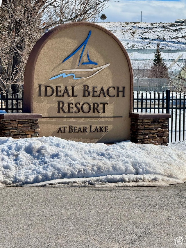 2176 S Bear Blvd Unit 316, & Garden City, UT 84028 - community sign with fence