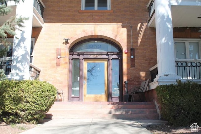 653 E 300 S, Salt Lake City, UT 84102 - view of exterior entry with brick siding