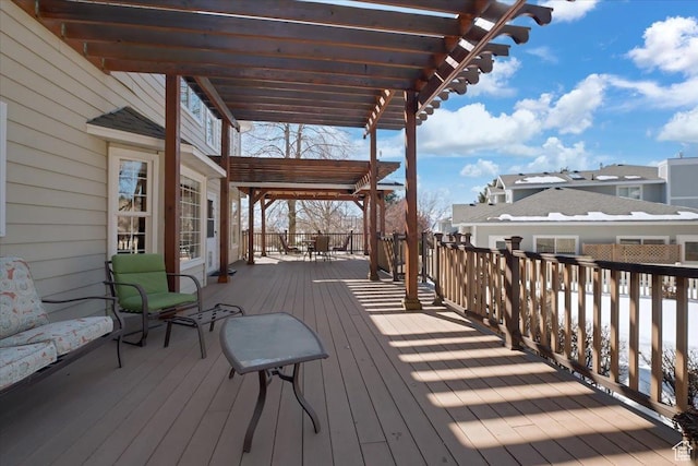 243 Eastridge E, Logan, UT 84321 - deck with a pergola