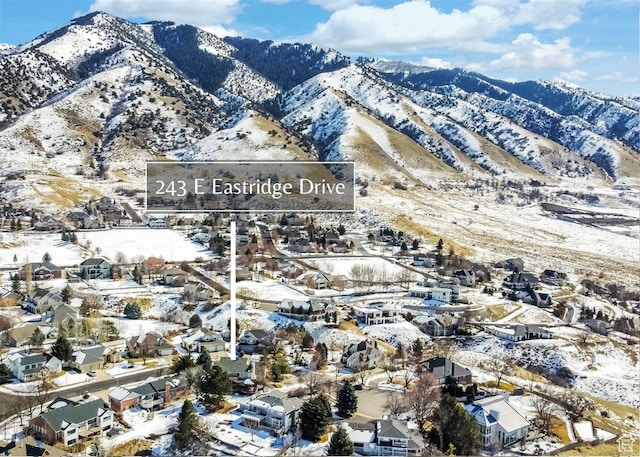 243 Eastridge E, Logan, UT 84321 - mountain view with a residential view