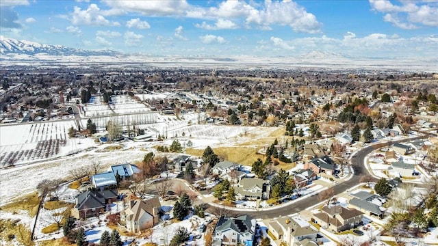243 Eastridge E, Logan, UT 84321 - bird's eye view with a residential view and a mountain view