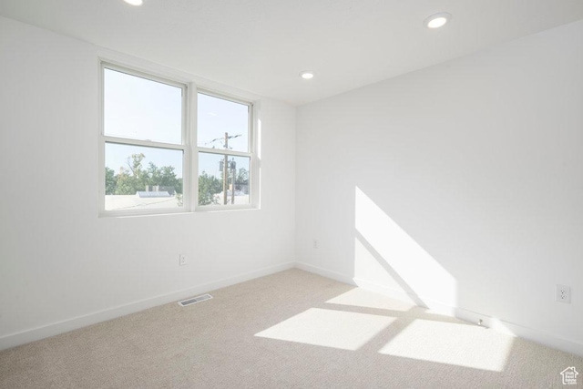 277 W 430 N Unit 1-03, Salt Lake City, UT 84103 - carpeted spare room with recessed lighting and baseboards