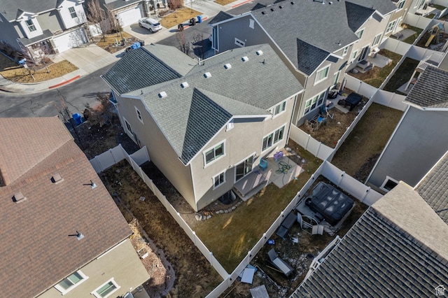 4927 W Yellow Topaz Dr, Herriman, UT 84096 - bird's eye view with a residential view