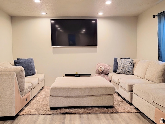 6583 W Annie Lee Way, West Jordan, UT 84081 - living area with recessed lighting and light wood-type flooring