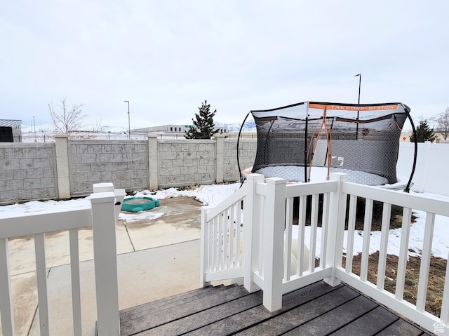 6583 W Annie Lee Way, West Jordan, UT 84081 - deck with a fenced backyard