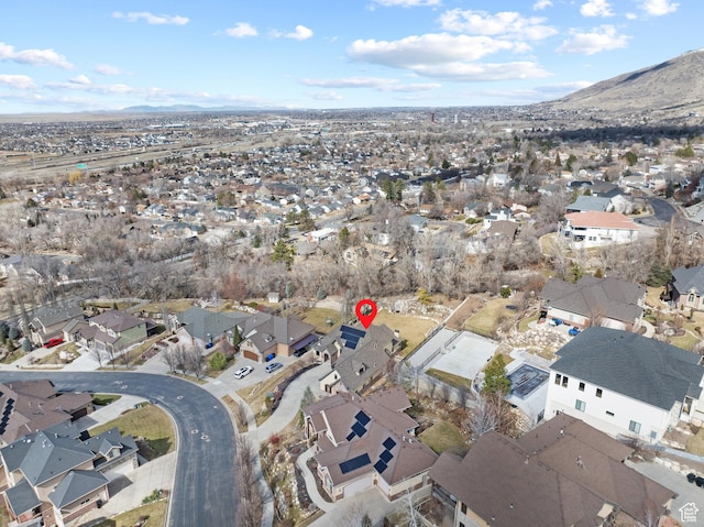 267 E Lucky Star Way, Farmington, UT 84025 - aerial view of property and surrounding area featuring nearby suburban area and mountains