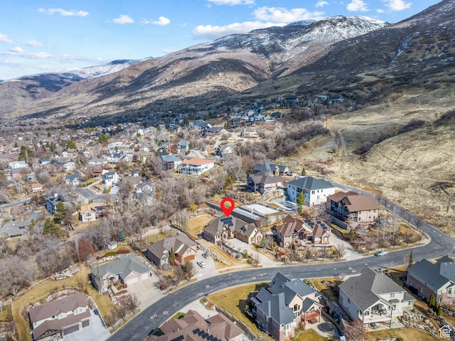 267 E Lucky Star Way, Farmington, UT 84025 - aerial overview of property's location featuring a mountainous background and nearby suburban area
