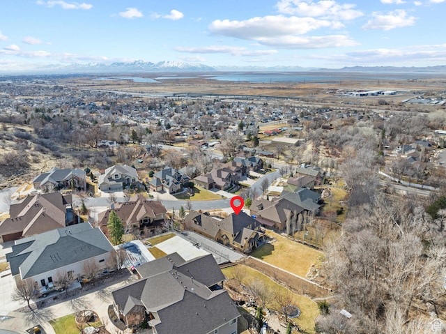 267 E Lucky Star Way, Farmington, UT 84025 - aerial view of property's location featuring nearby suburban area and a mountain backdrop