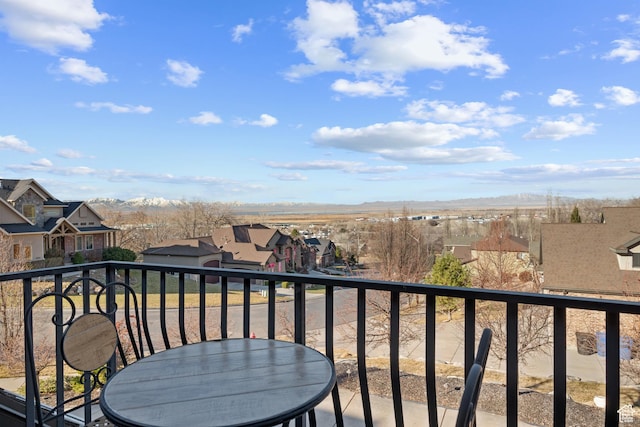 267 E Lucky Star Way, Farmington, UT 84025 - balcony featuring a residential view and a mountain view