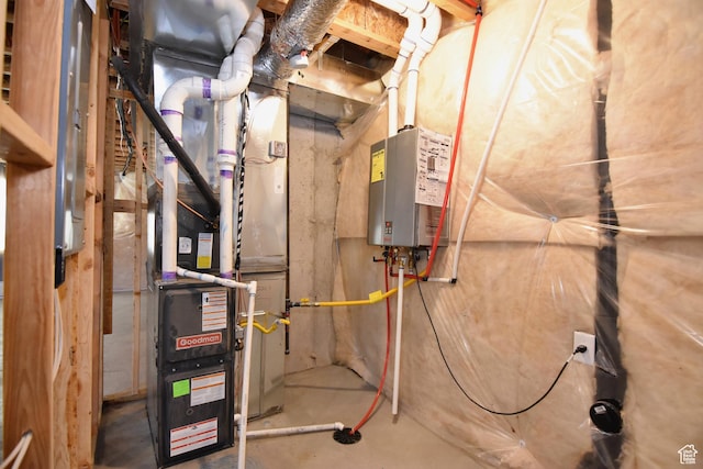 2292 N Elderberry Dr W, Saratoga Springs, UT 84045 - utility room featuring water heater