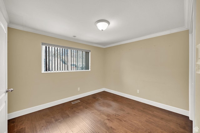 3240 Shadowbrook Dr, Provo, UT 84604 - unfurnished room with crown molding, wood finished floors, and baseboards