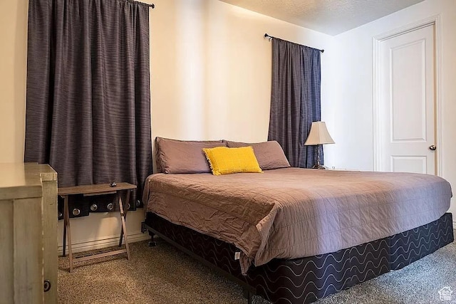 1042 W 500 S, Provo, UT 84601 - bedroom with a textured ceiling and carpet flooring