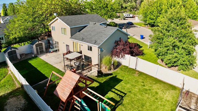3320 S 1350 W, Perry, UT 84302 - view from above of property
