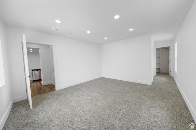 524 N 200 W, Tooele, UT 84074 - carpeted spare room featuring recessed lighting and baseboards