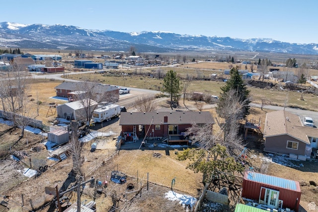 879 E Main St, Mount Pleasant, UT 84647 - drone / aerial view with a mountain view