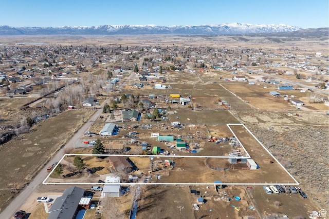 879 E Main St, Mount Pleasant, UT 84647 - drone / aerial view featuring a mountain view