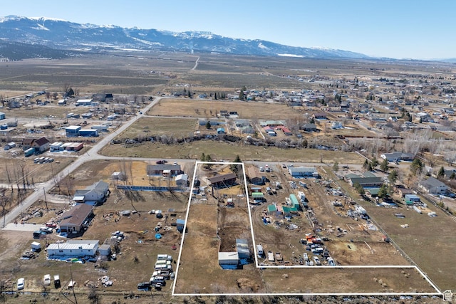 879 E Main St, Mount Pleasant, UT 84647 - birds eye view of property with a mountain view