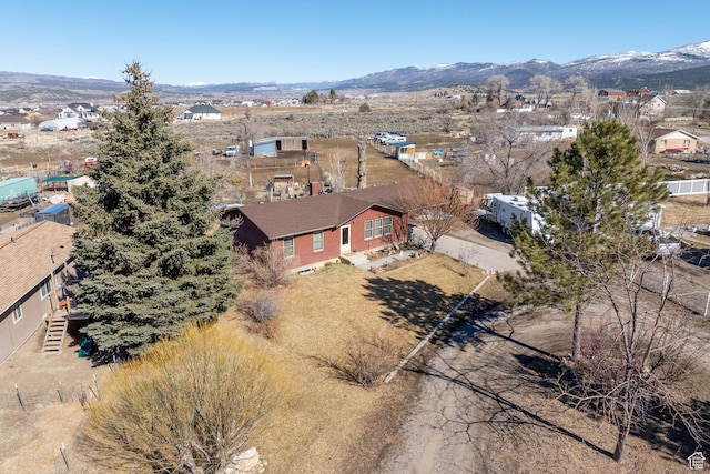 879 E Main St, Mount Pleasant, UT 84647 - drone / aerial view with a mountain view