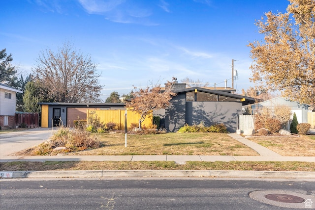1379 E Sumac Way, Murray, UT 84121 - view of mid-century modern home