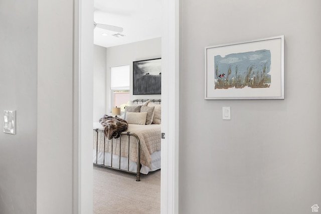 5417 W Copper Cliffs Way, Hurricane, UT 84737 - corridor with carpet flooring