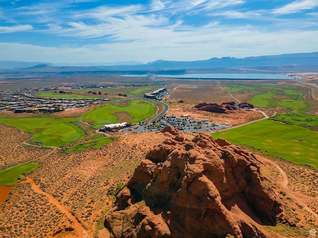 5417 W Copper Cliffs Way, Hurricane, UT 84737 - bird's eye view featuring golf course view and a mountain view