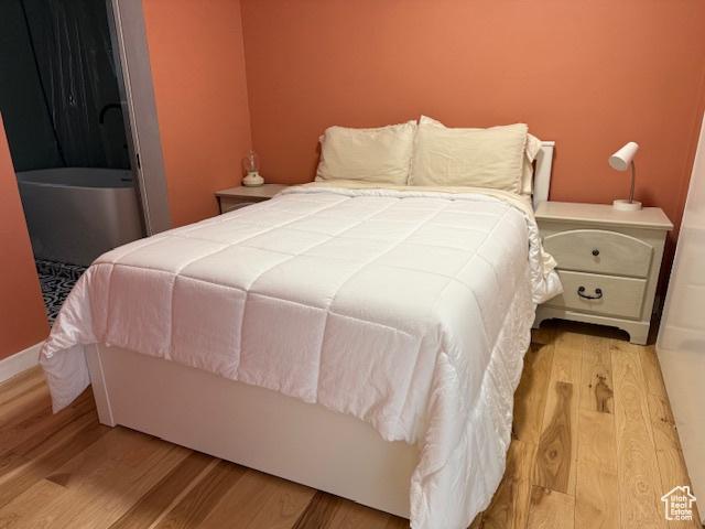 130 S 1300 E Unit 602, Salt Lake City, UT 84102 - bedroom with wood finished floors