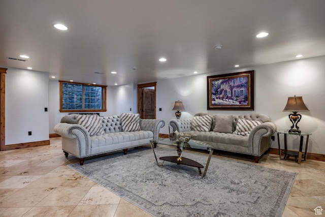 14794 S Vintage View Ln, Draper, UT 84020 - living area with baseboards and recessed lighting