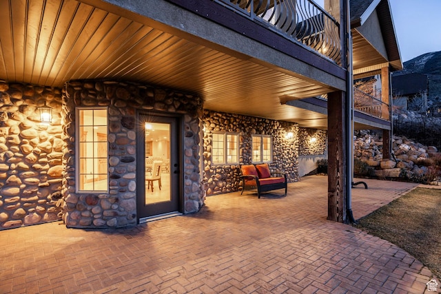 14794 S Vintage View Ln, Draper, UT 84020 - view of patio / terrace featuring a balcony